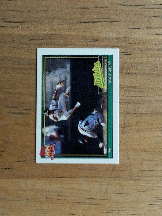 1991 Topps Micro #455 Walt Weiss