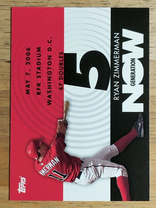 2007 Topps Generation Now #GN223 Ryan Zimmerman