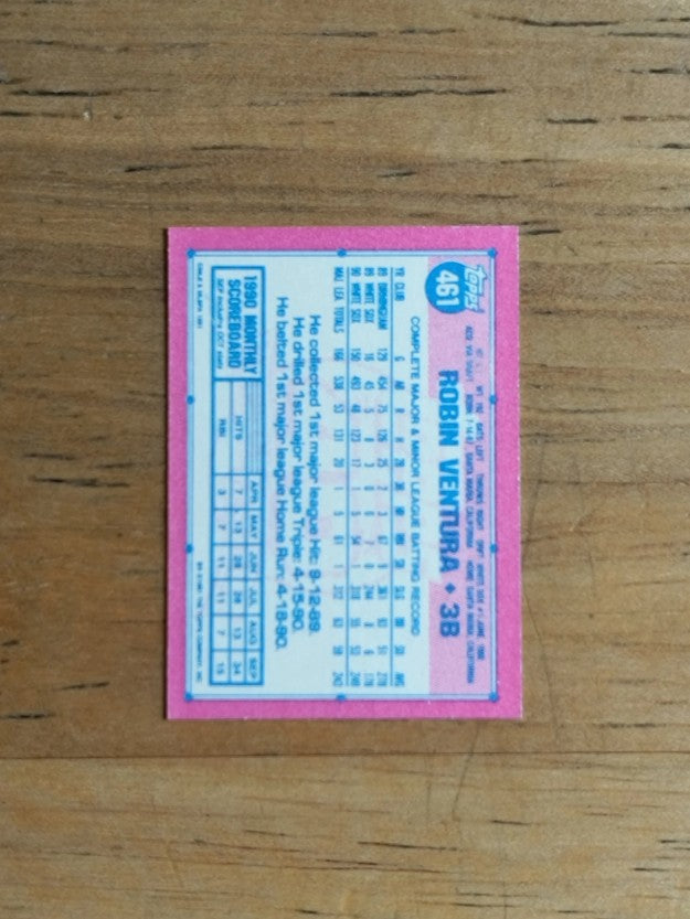 1991 Topps Micro #461 Robin Ventura