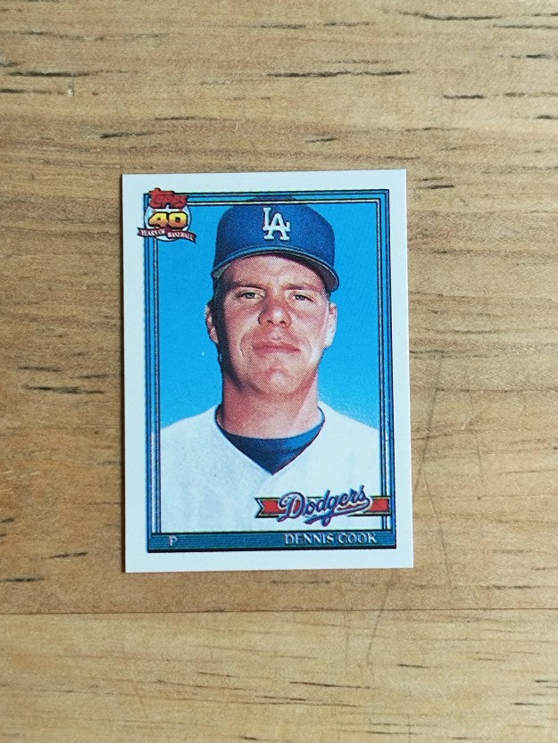 1991 Topps Micro #467 Dennis Cook