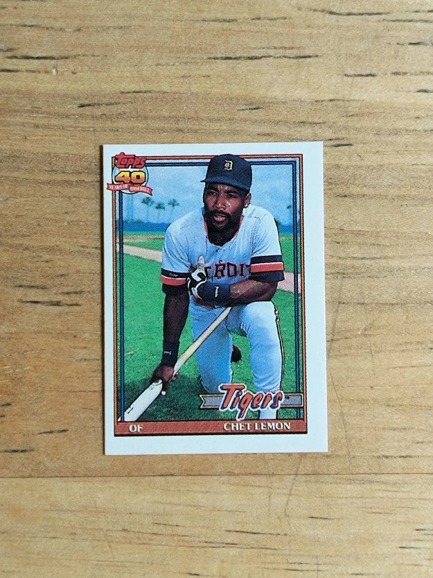 1991 Topps Micro #469 Chet Lemon