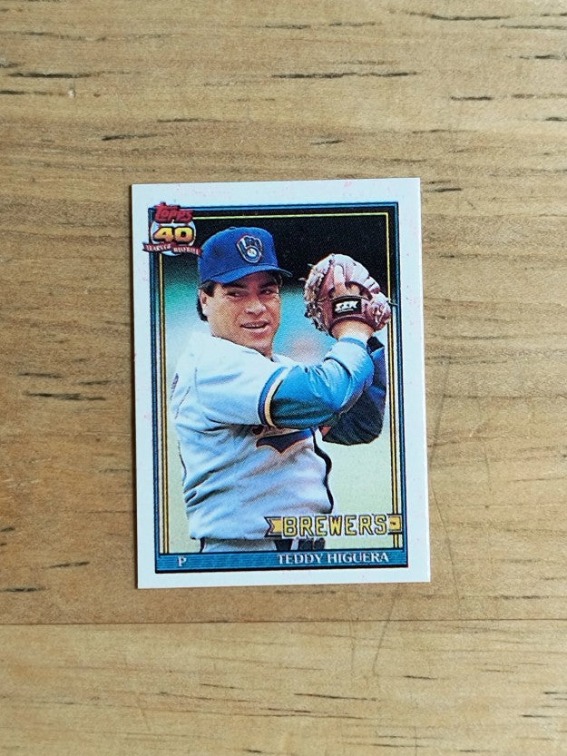 1991 Topps Micro #475 Teddy Higuera