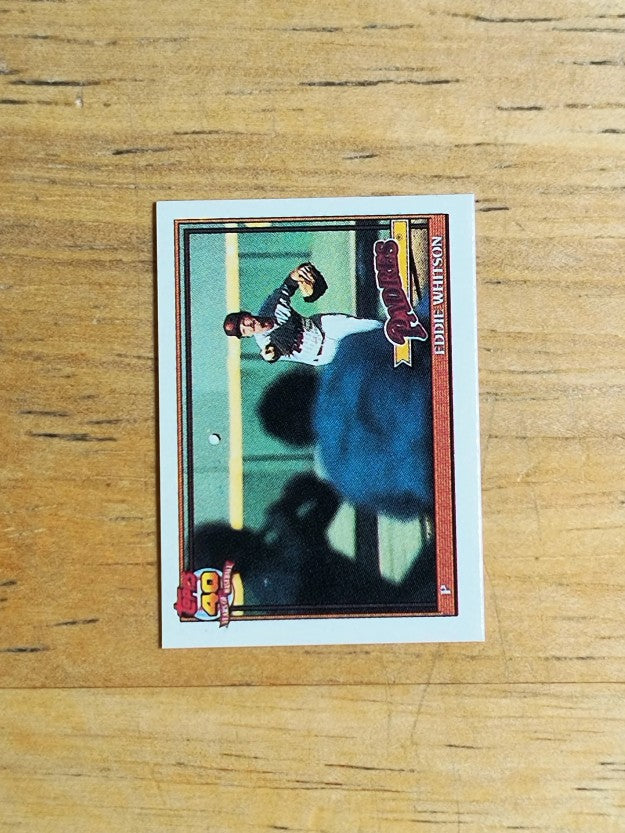 1991 Topps Micro #481 Eddie Whitson