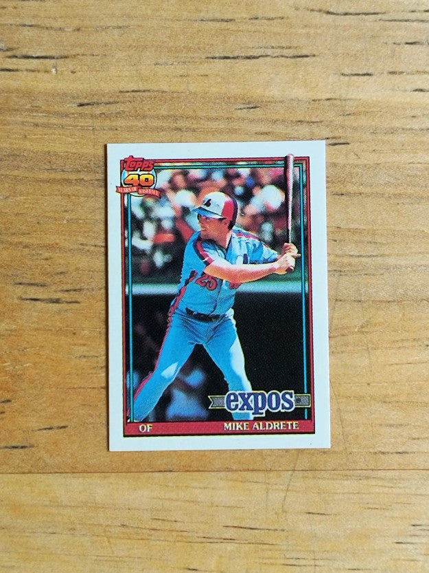 1991 Topps Micro #483 Mike Aldrete