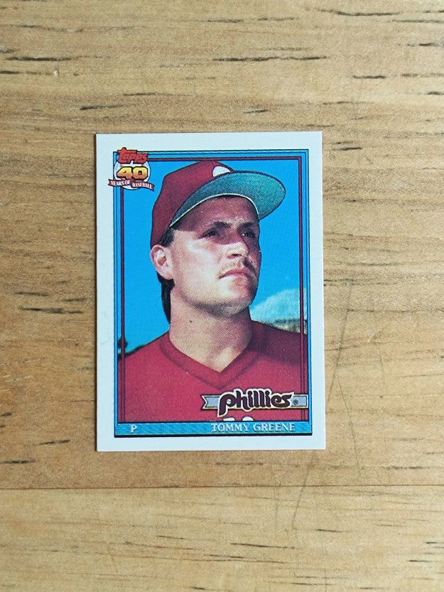 1991 Topps Micro #486 Tommy Greene