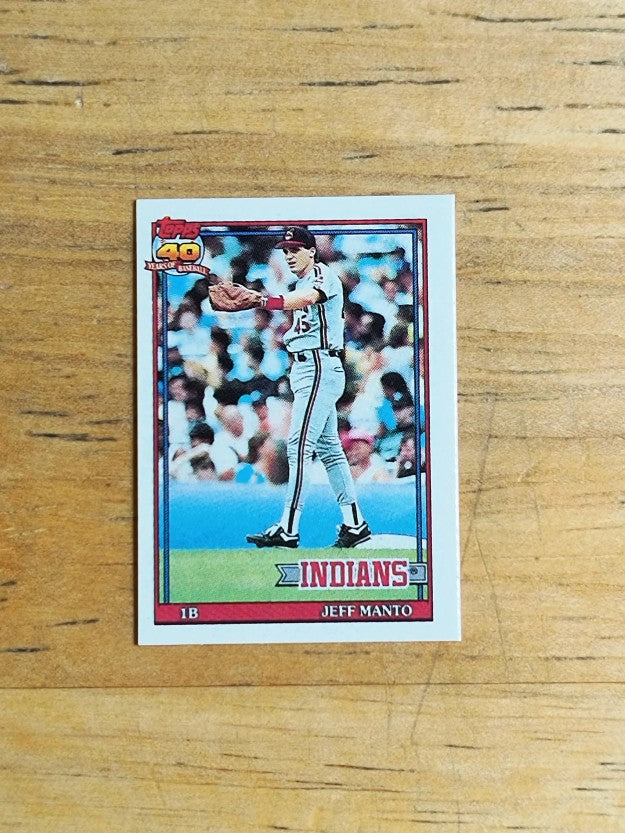 1991 Topps Micro #488 Jeff Manto
