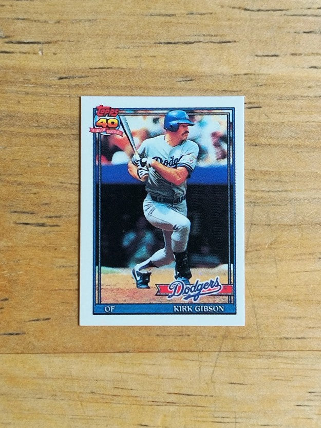 1991 Topps Micro #490 Kirk Gibson