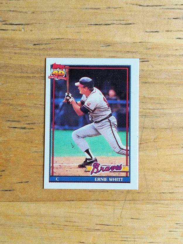 1991 Topps Micro #492 Ernie Whitt