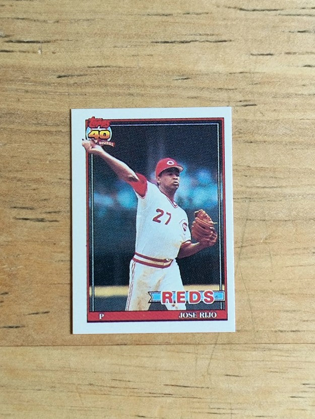 1991 Topps Micro #493 Jose Rijo
