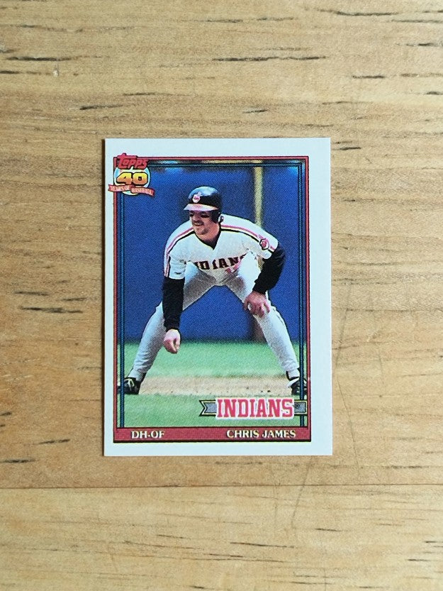 1991 Topps Micro #494 Chris James