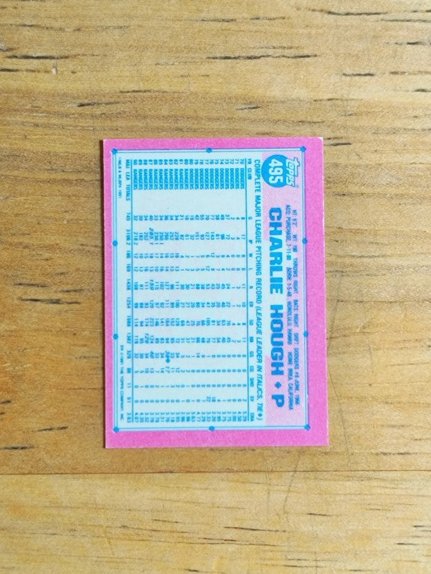 1991 Topps Micro #495 Charlie Hough
