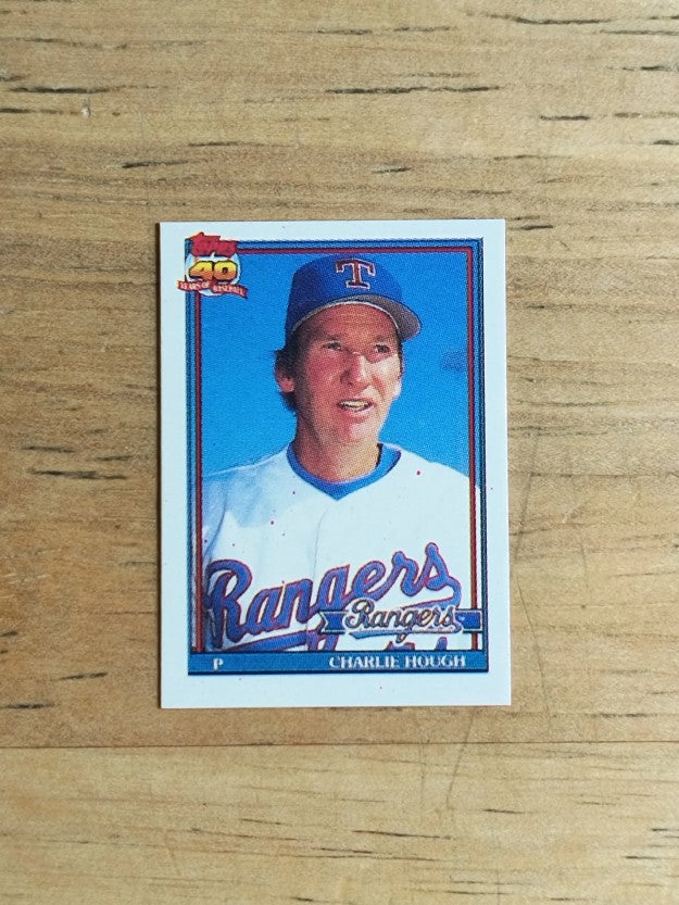 1991 Topps Micro #495 Charlie Hough