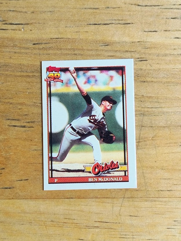 1991 Topps Micro #497 Ben McDonald
