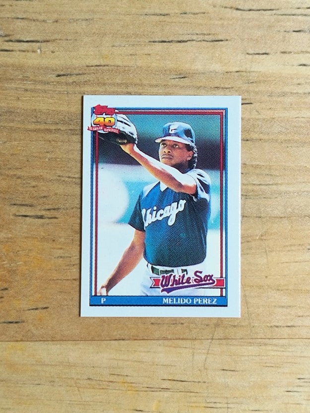 1991 Topps Micro #499 Melido Perez