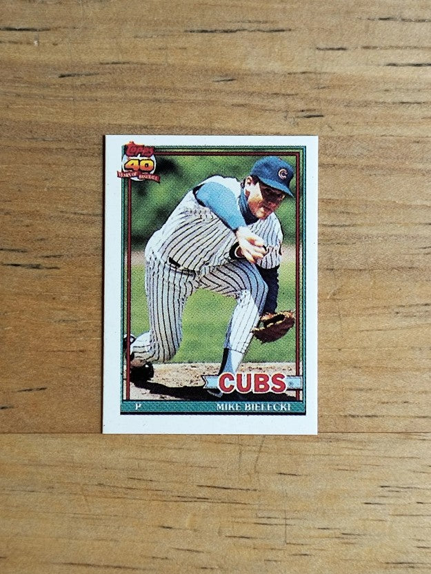 1991 Topps Micro #501 Mike Bielecki