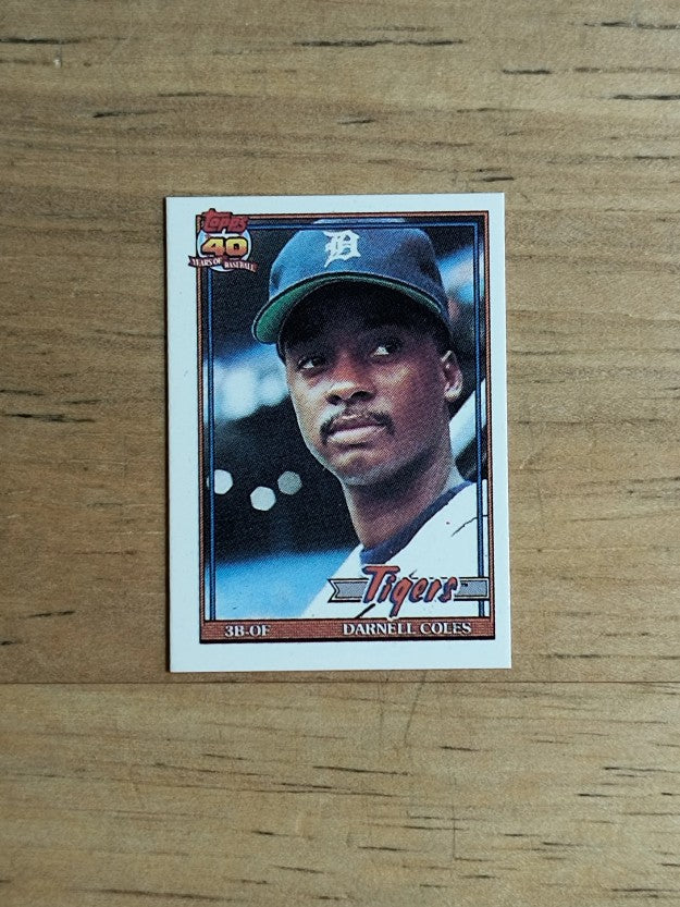 1991 Topps Micro #506 Darnell Coles