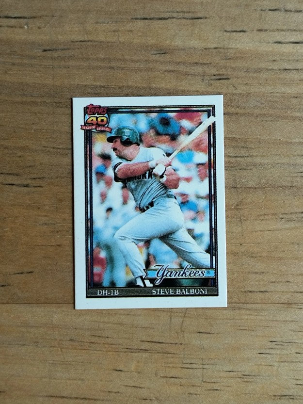 1991 Topps Micro #511 Steve Balboni
