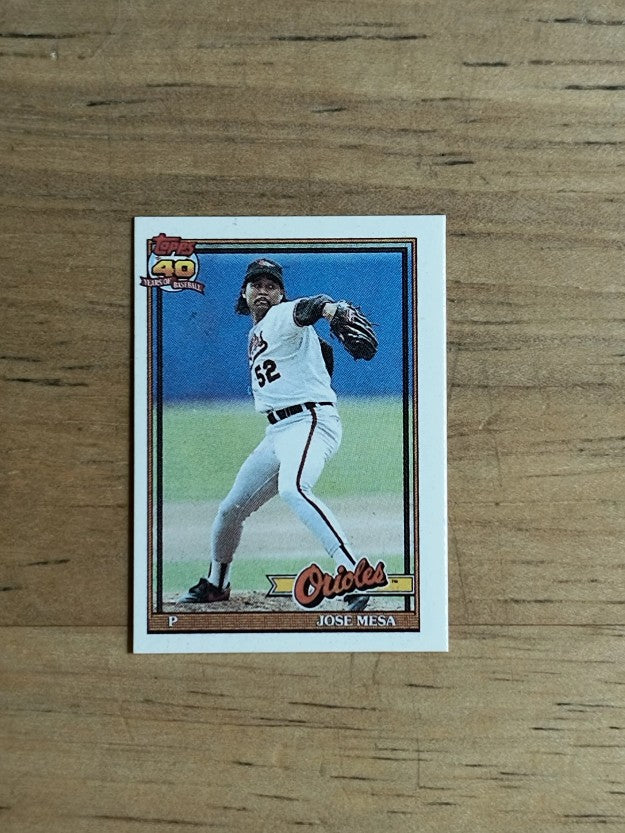 1991 Topps Micro #512 Jose Mesa