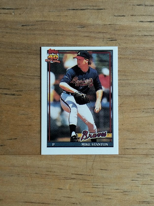 1991 Topps Micro #514 Mike Stanton