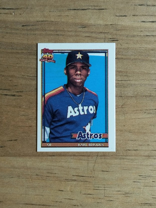 1991 Topps Micro #516 Karl Rhodes