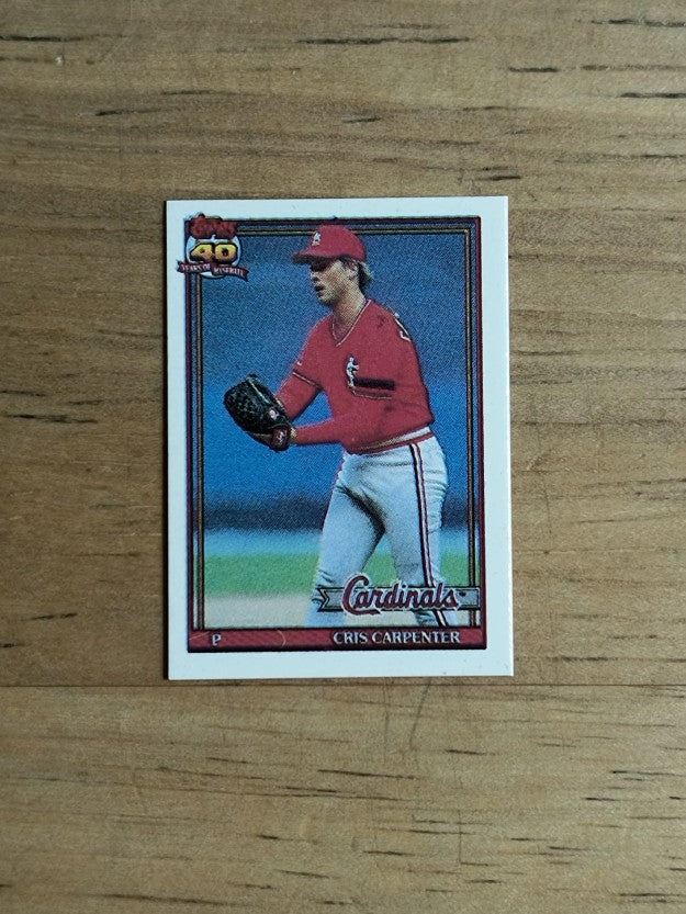 1991 Topps Micro #518 Cris Carpenter