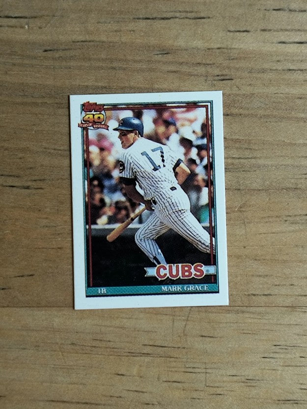 1991 Topps Micro #520 Mark Grace