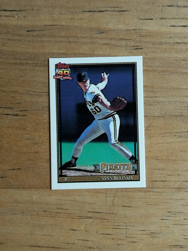 1991 Topps Micro #522 Stan Belinda