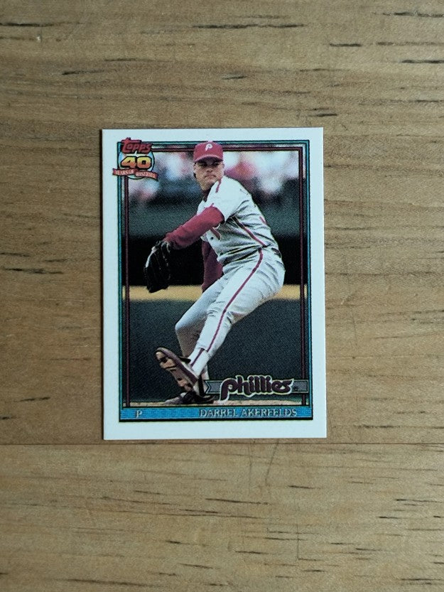 1991 Topps Micro #524 Darrel Akerfelds