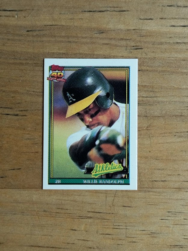 1991 Topps Micro #525 Willie Randolph