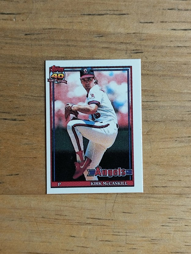 1991 Topps Micro #532 Kirk McCaskill
