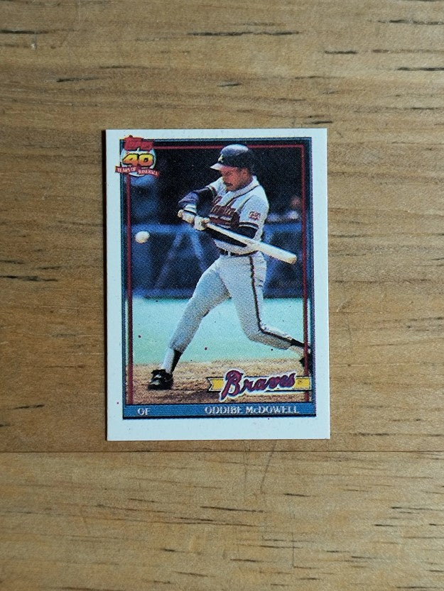 1991 Topps Micro #533 Oddibe McDowell