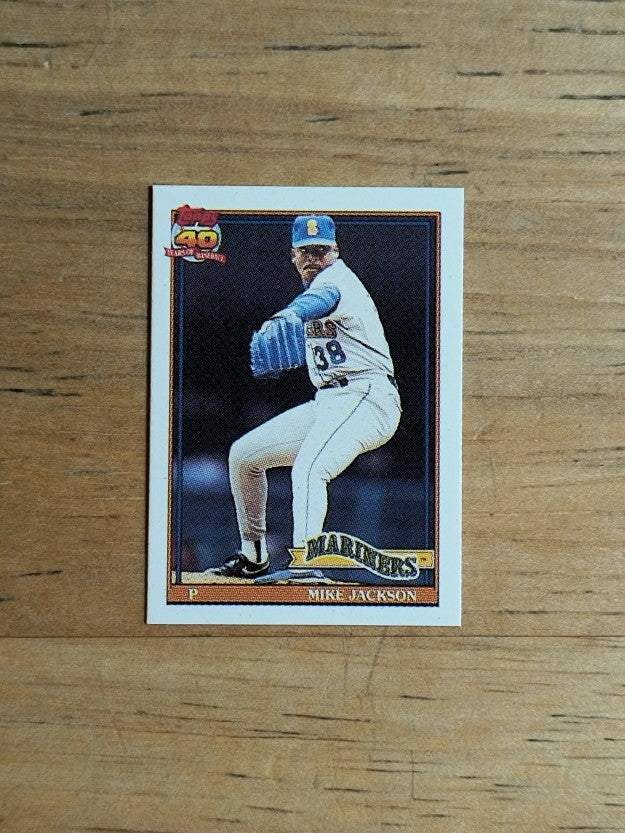1991 Topps Micro #534 Mike Jackson
