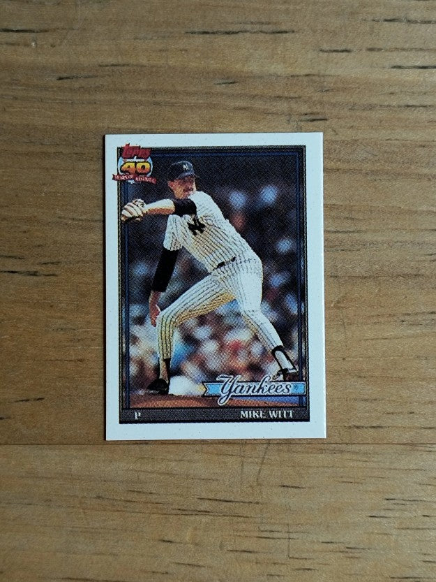 1991 Topps Micro #536 Mike Witt
