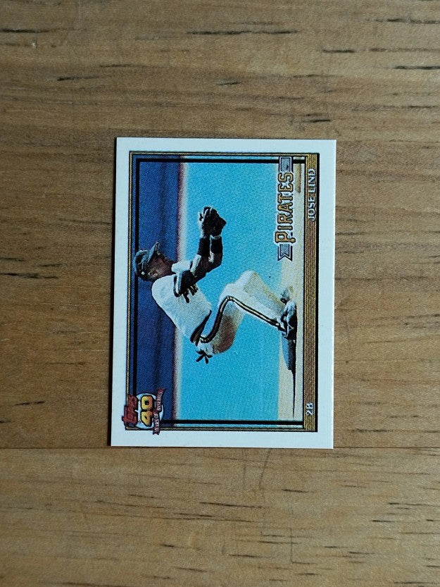 1991 Topps Micro #537 Jose Lind