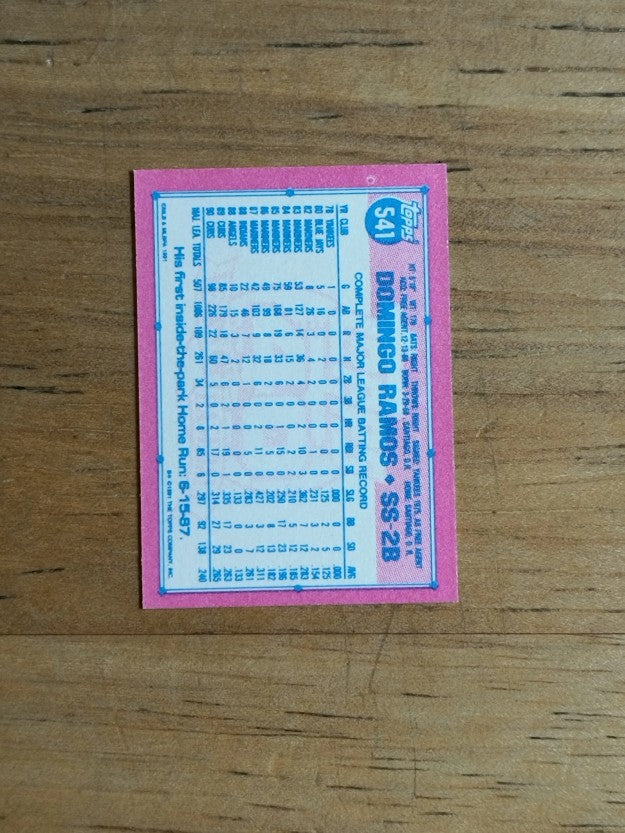1991 Topps Micro #541 Domingo Ramos