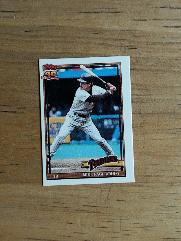 1991 Topps Micro #547 Mike Pagliarulo