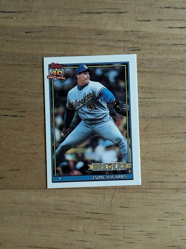 1991 Topps Micro #548 Jaime Navarro