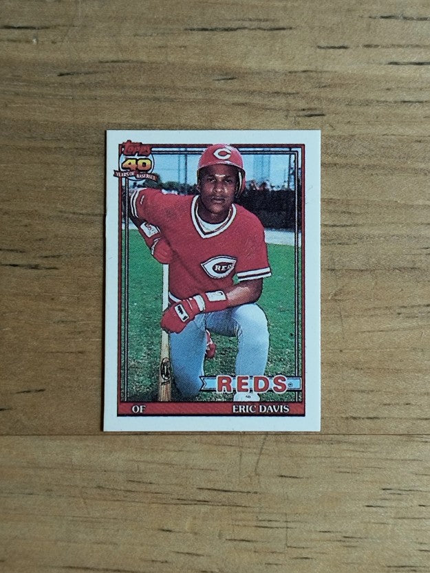 1991 Topps Micro #550 Eric Davis