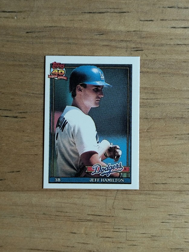 1991 Topps Micro #552 Jeff Hamilton