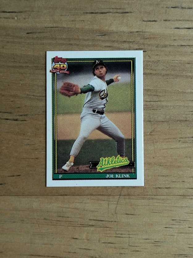 1991 Topps Micro #553 Joe Klink