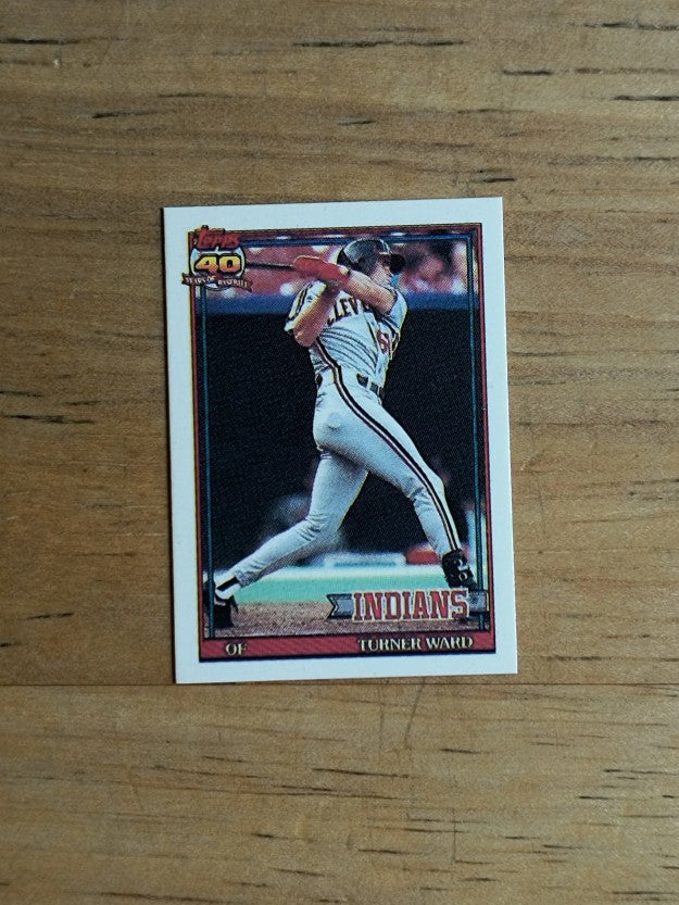 1991 Topps Micro #555 Turner Ward RC