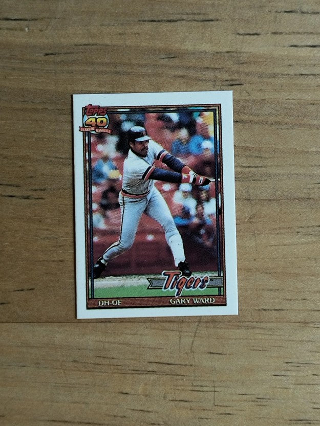1991 Topps Micro #556 Gary Ward