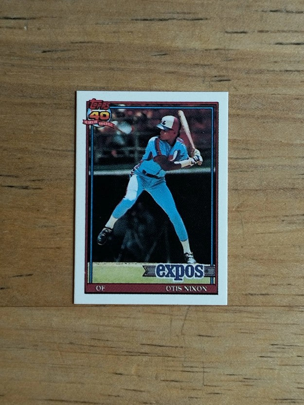 1991 Topps Micro #558 Otis Nixon