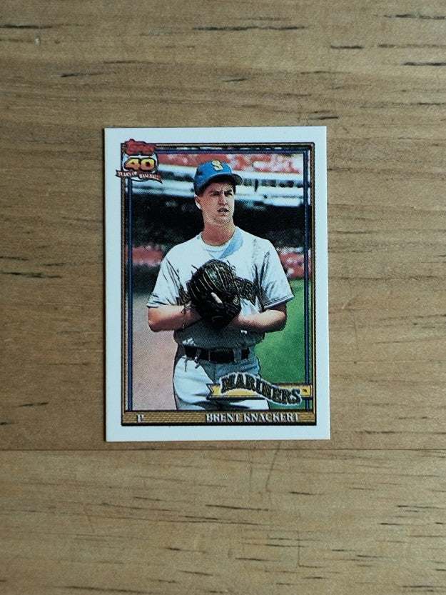 1991 Topps Micro #563 Brent Knackert