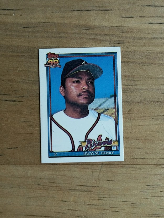 1991 Topps Micro #567 Dwayne Henry