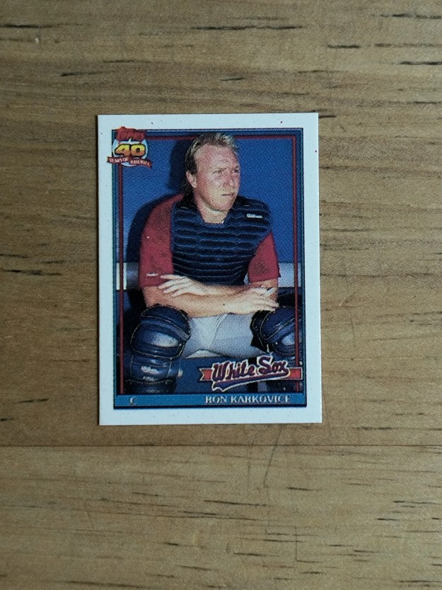 1991 Topps Micro #568 Ron Karkovice