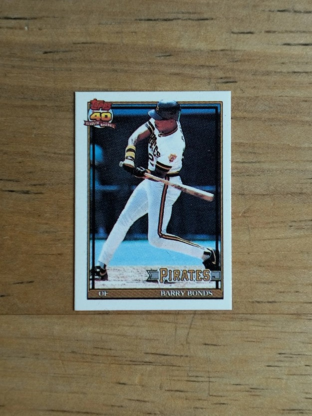 1991 Topps Micro #570 Barry Bonds