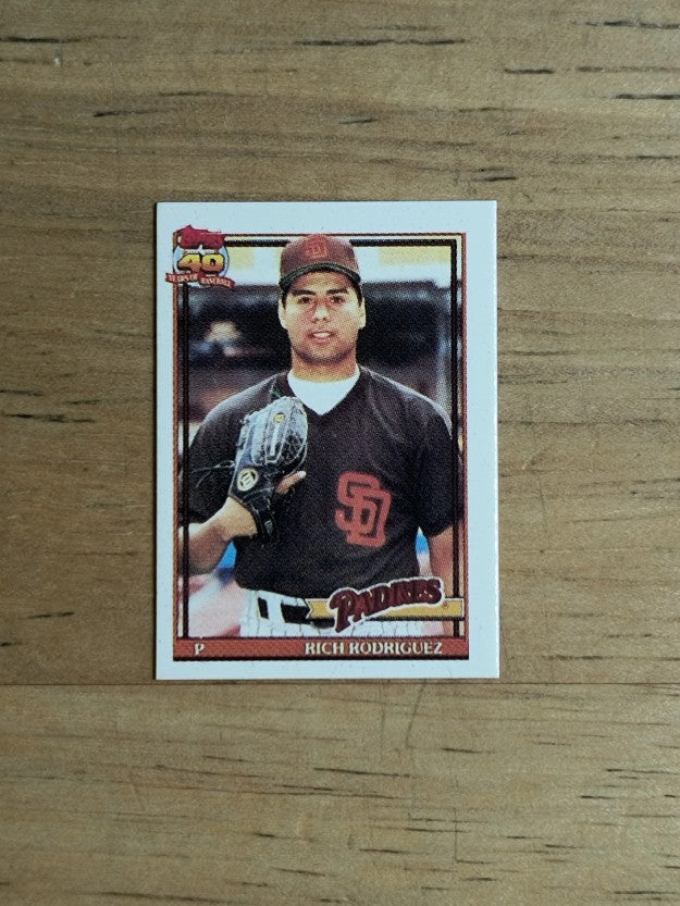1991 Topps Micro #573 Rich Rodriguez
