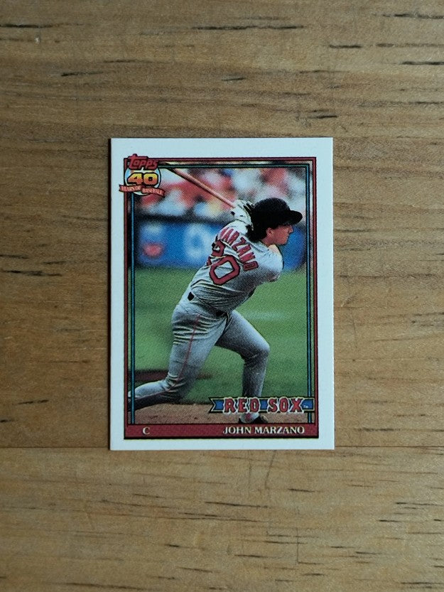 1991 Topps Micro #574 John Marzano