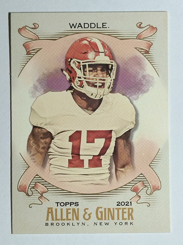 2021 Topps Allen and Ginter #214 Jaylen Waddle